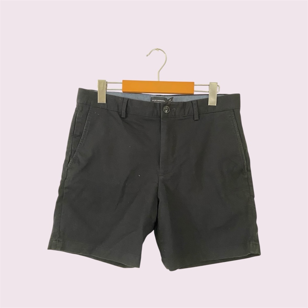 Men's Club Monaco Casual Black Shorts - Baxter Fit